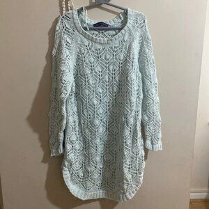 Baby blue knitted jumper